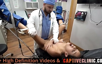 Doctor Tampa Takes Aria Nicole's Virginity While She Gets Lesbian Conversion Therapy From Nurses Channy Crossfire & Genesis! Full Movie At BondageClinicCom!