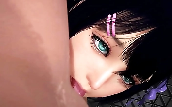 Close Up Facesitting &vert; 3D Hentai