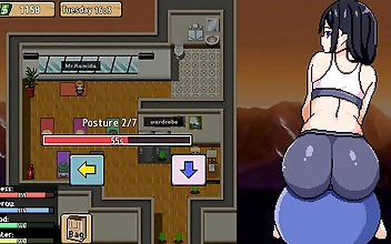 Life Pressure [ HENTAI Game ] Ep.1 fucking the YOGA TEACHER to relieve stress from work !