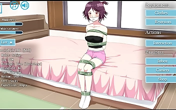 Bonds [ BDSM Hentai game ] Ep.3 lesbian roomates turning their classmates into BDSM pornstar