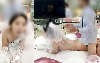 【寝取られ結婚式】「旦那より気持ちいい&hellip;中出しして&hellip;！」新妻の不倫・托卵・背徳感