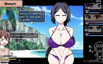 Summer Memories - FULL Ryu Final Story - Big Tits Blonde Step-Sister gets her pussy DESTROYED &lbrack;Hentai sex game&rsqb; - part 1