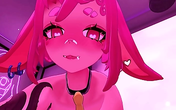 el XoX Gives You A Lap Dance While She Cums in VR