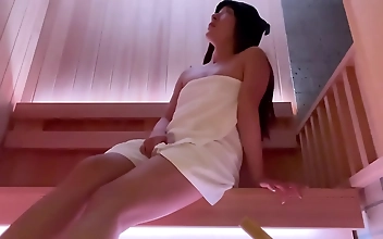 How about entering a private sauna together?