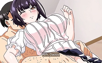 College girl goes home to get RAILED by daddy [4K 60FPS] Hentai Remastered