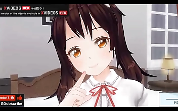 Uncensored Japanese Hentai anime handjob and blowjob ASMR Earphones recommended.