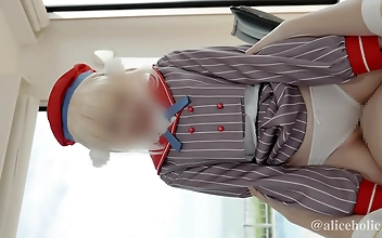 超人気ガチ素人コスプレイヤーとの孕ませ汗だく連続中出しセッ◯ス記録