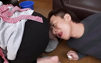 出演　白杞りり　ピタパン美巨尻家政婦の年末大掃除２  1