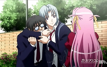 学園anime&colon;01 あんたって本当に最低の屑だわ！ 1