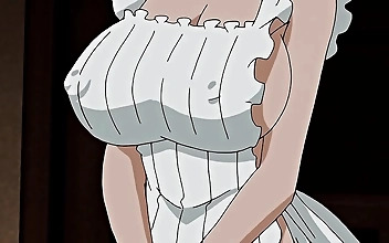 Hot Busty Maid Breastfeeding Her Boss - Uncensored Hentai