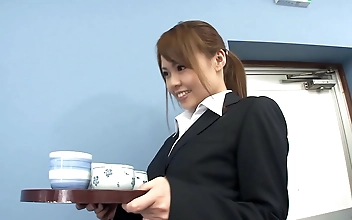 Satomi Suzuki is a really kinky secretary