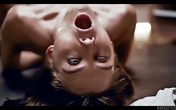 Parasited chicks explodes with slime and orgasms